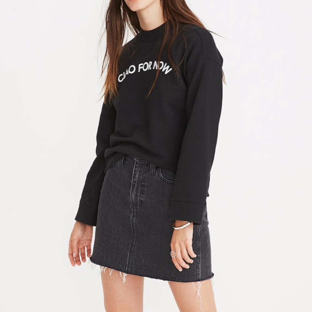 NWT! Madewell Ciao for Now Sweatshirt, XS